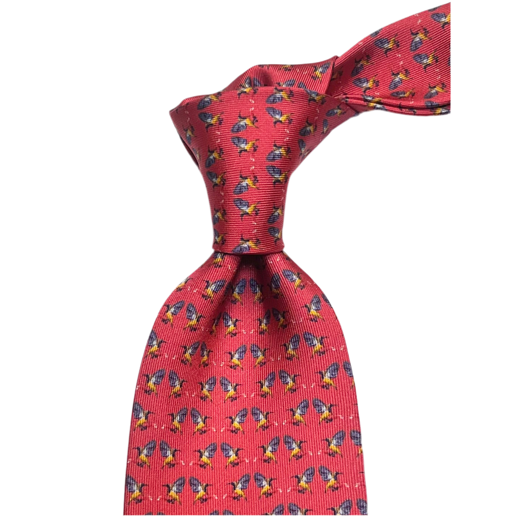 MonsterTie Printed Sunbird Red Cravatta
