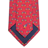 MonsterTie Printed Sunbird Red Cravatta