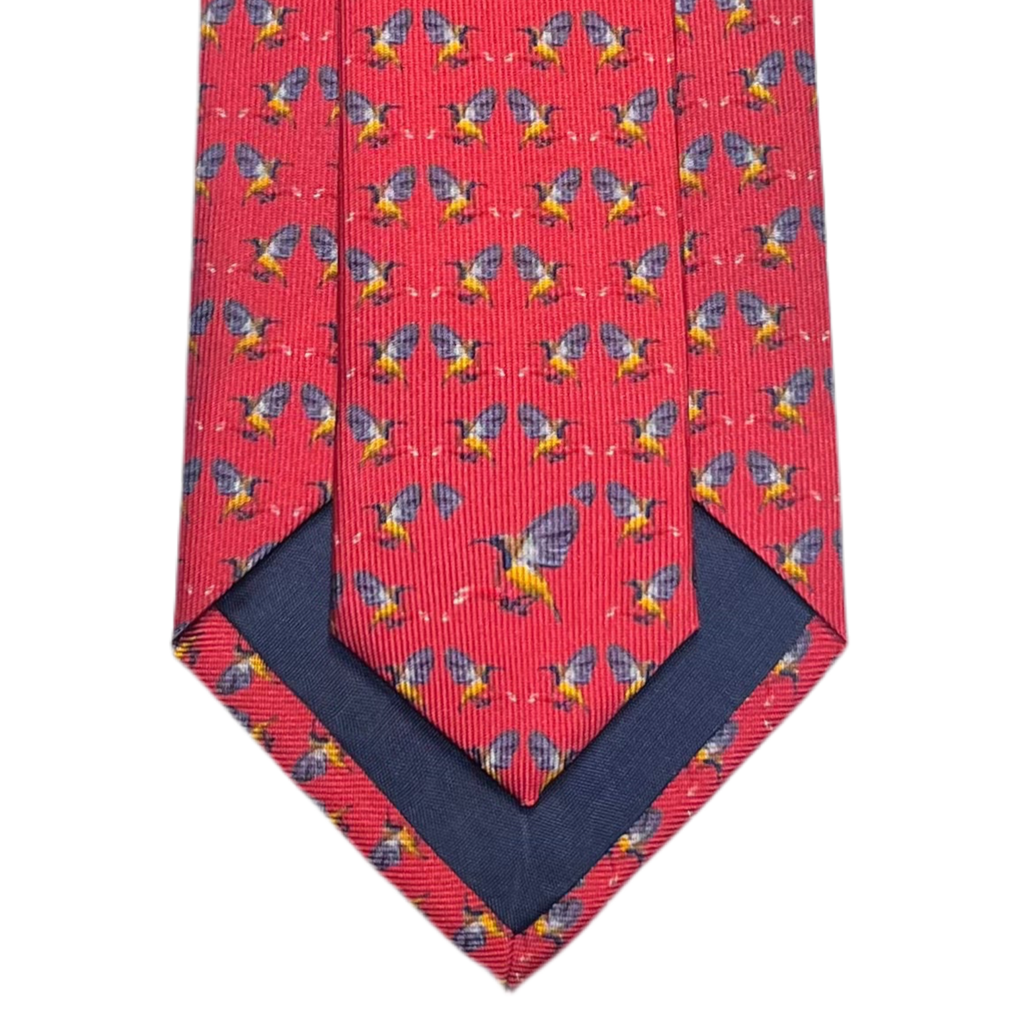MonsterTie Printed Sunbird Red Cravatta