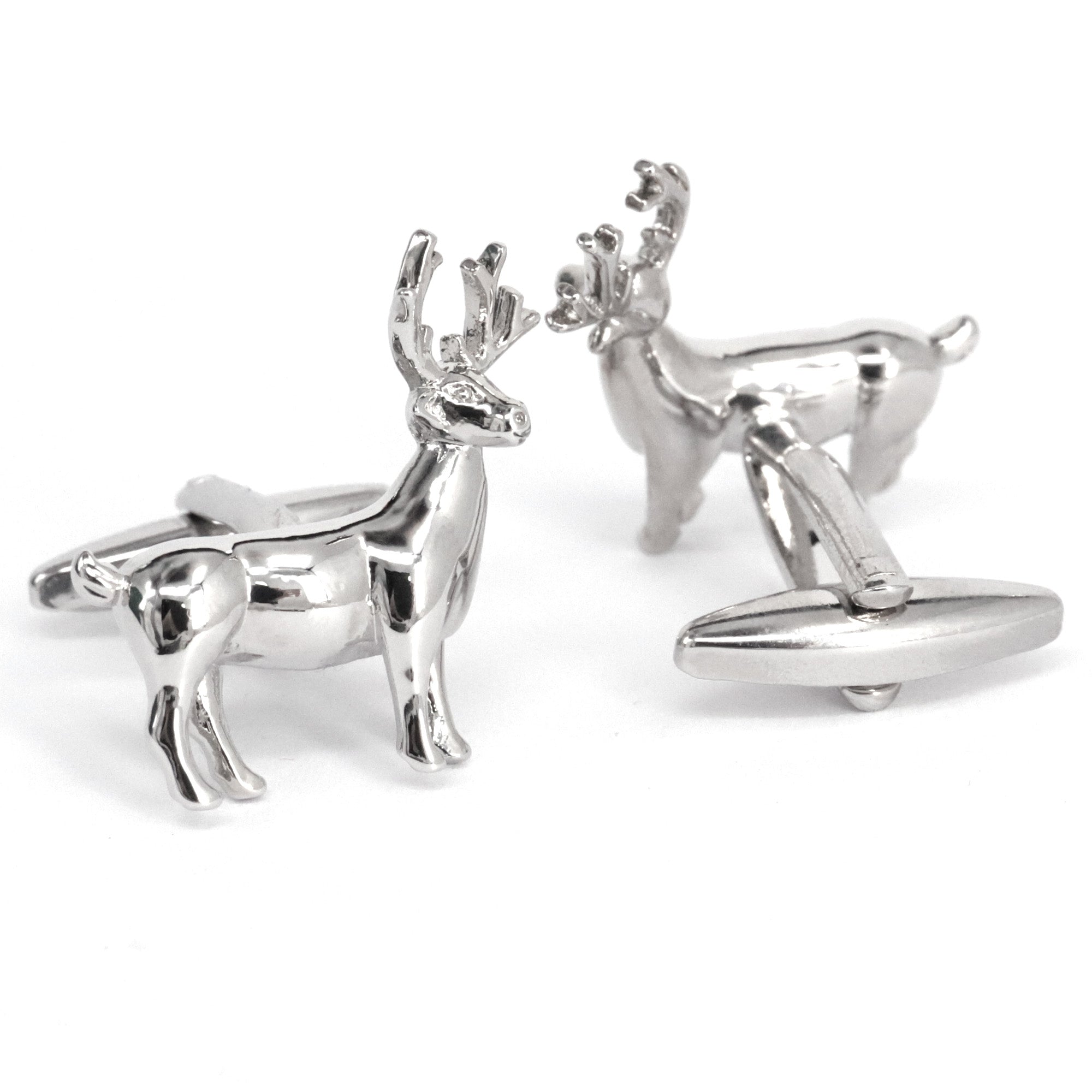 Silver Deer Cufflinks