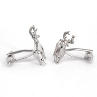 Silver Deer Cufflinks