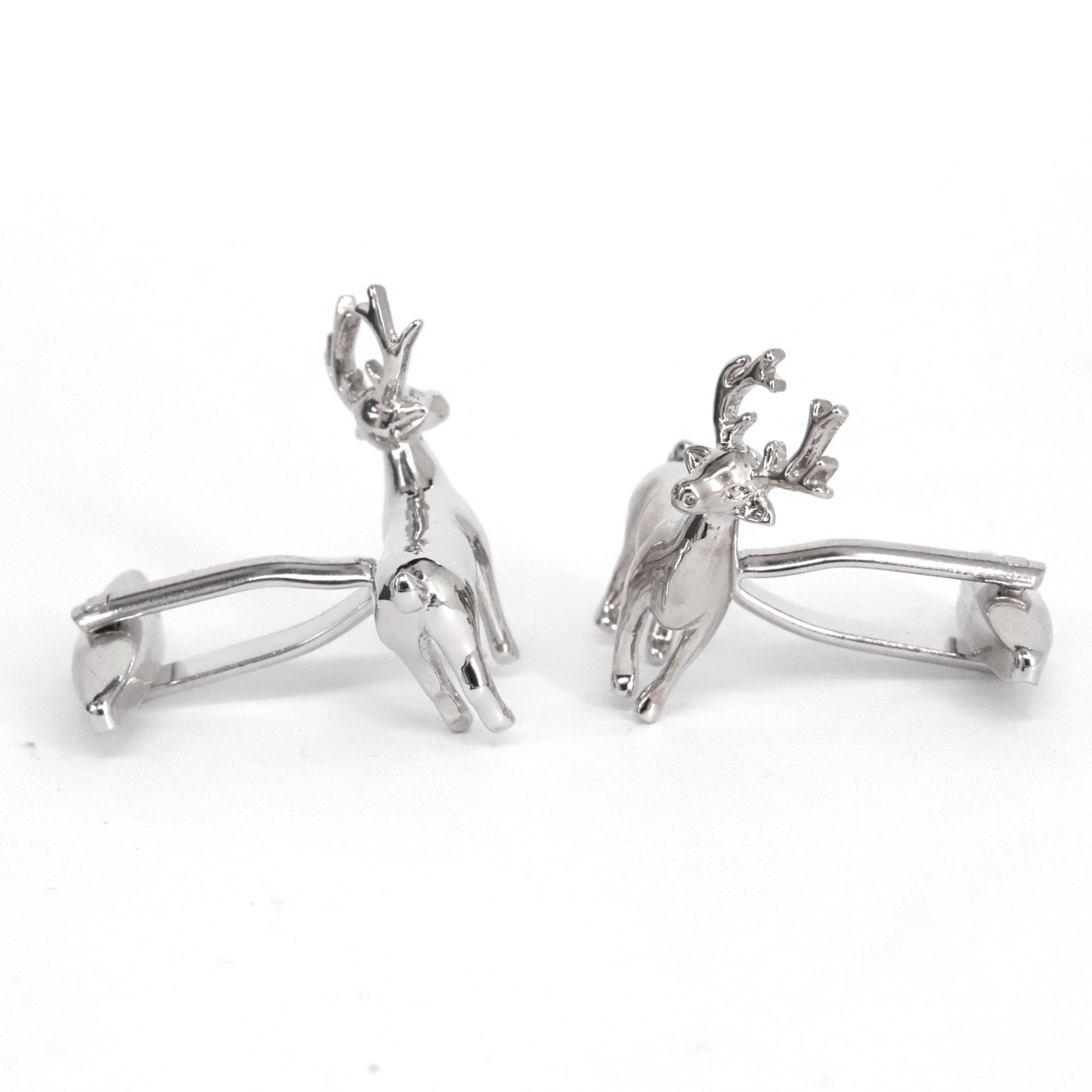 Silver Deer Cufflinks