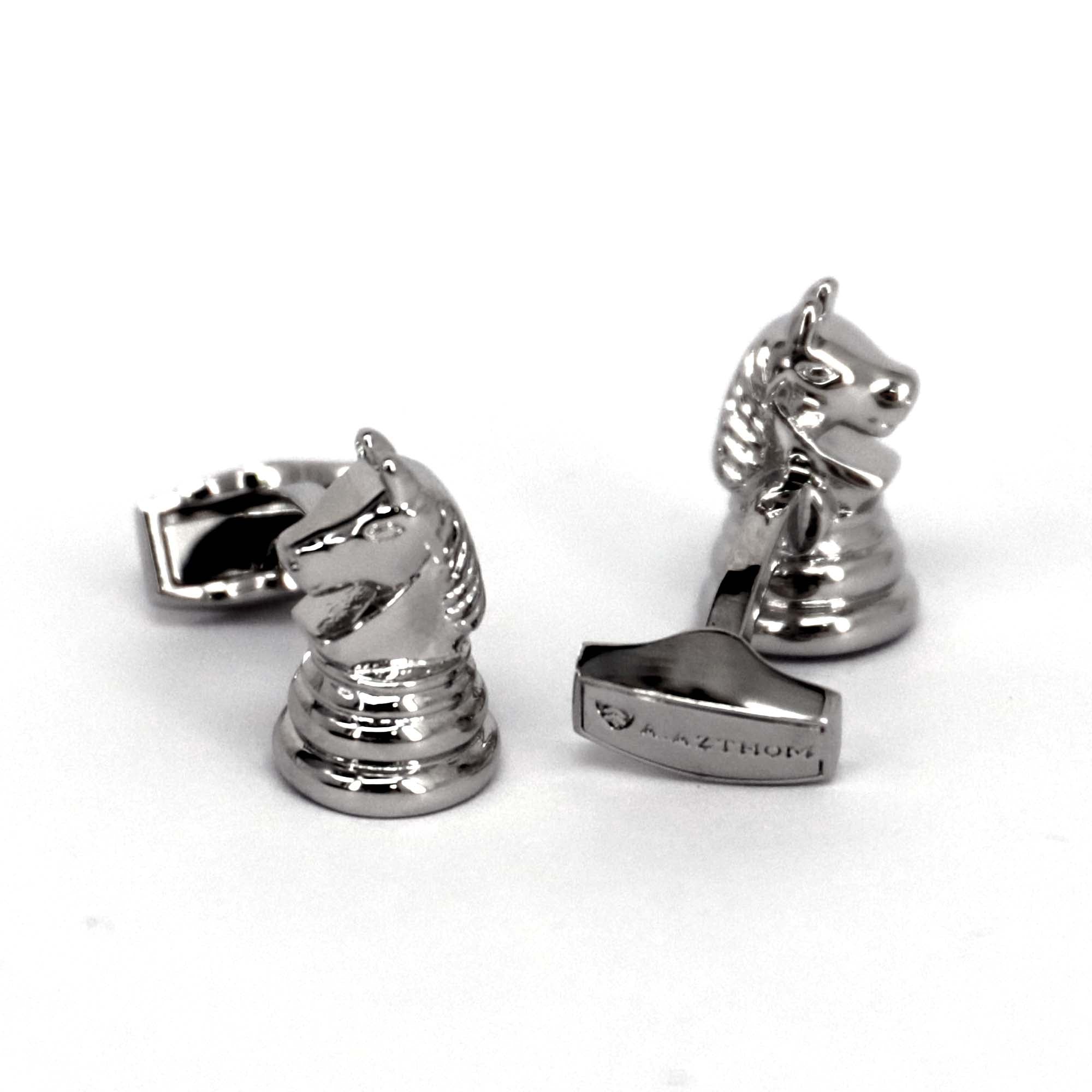 Azthom Knight Chess Horse Silver