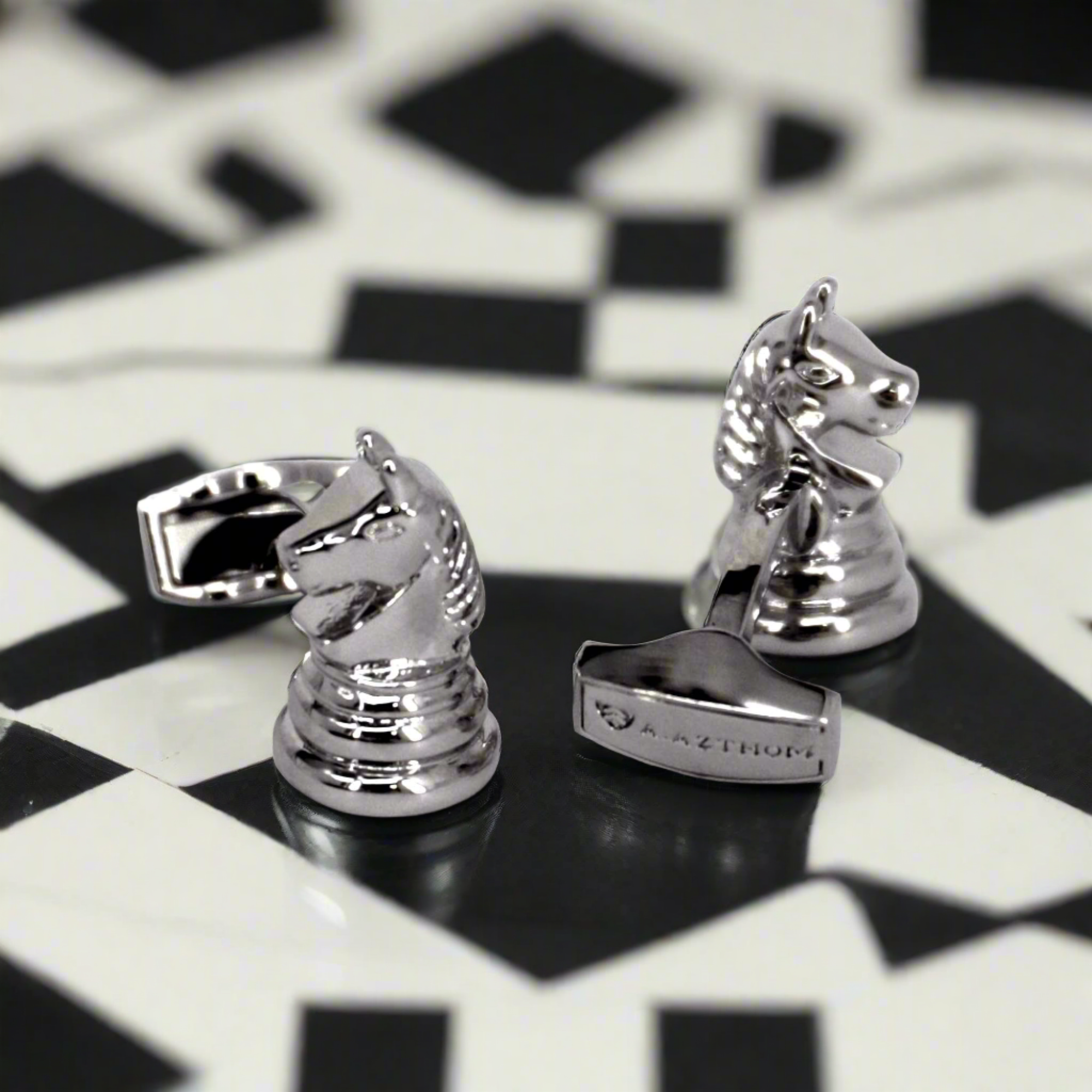 Azthom Knight Chess Horse Silver