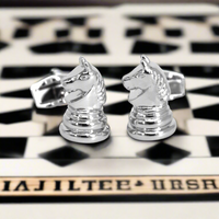 Azthom Knight Chess Horse Silver