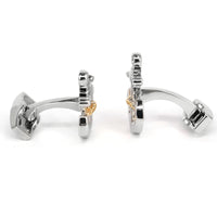 带金绳袖扣的航海锚 M