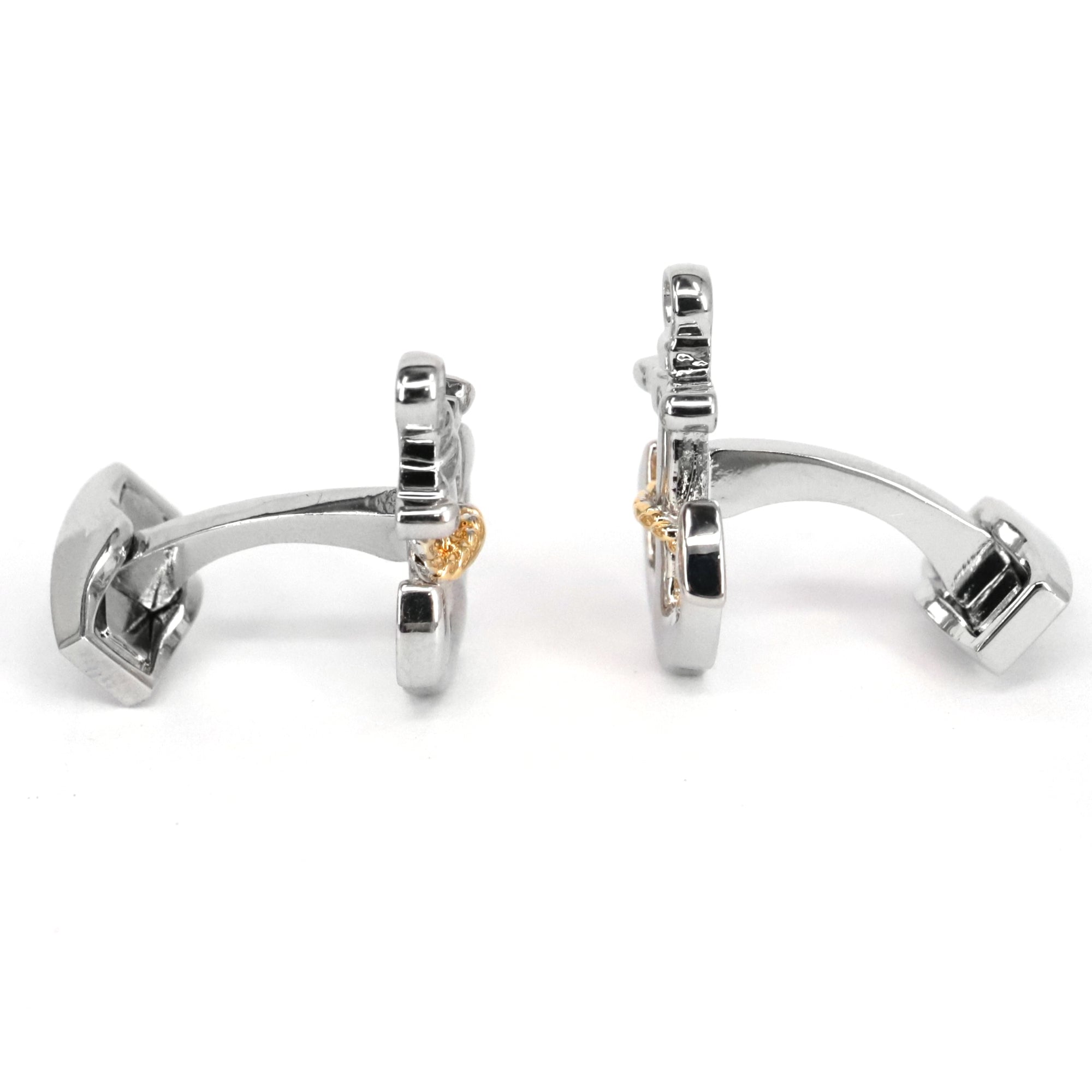 带金绳袖扣的航海锚 M