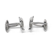 MarZthomson Aeroplane/Airplane Cufflinks in Silver (Online Exclusive)