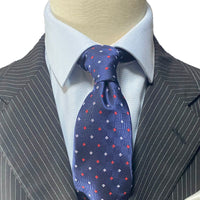 Orotie Navy Small square White and Red