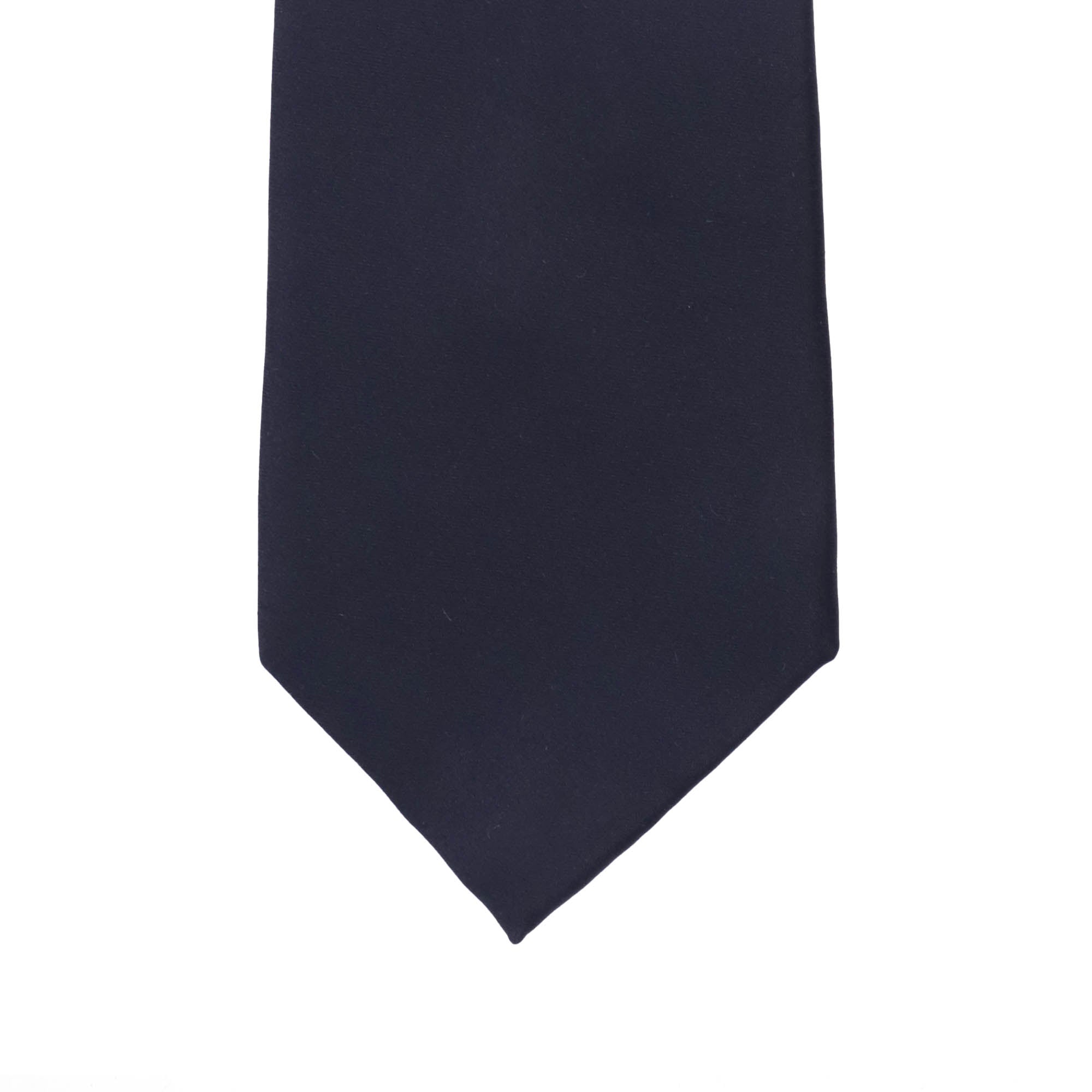 Ceremony Satin Black and White Ties 8cm