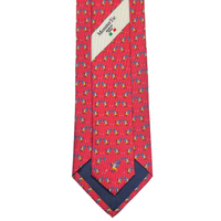 MonsterTie Printed Sunbird Red Cravatta