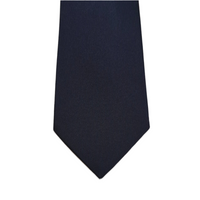 Lanvin Blue Navy Logo Cravatta