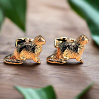 Otter Singapore 黄金袖扣 Azthom