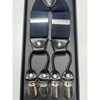 Orobianco L’unique Navy Horizontal Strip Suspender