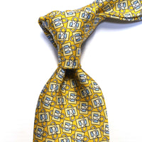 MonsterTie Printed Lunge Rein Yellow Necktie