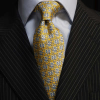 MonsterTie Printed Lunge Rein Yellow Necktie