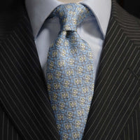 MonsterTie Printed Lunge Rein Light Blue Necktie
