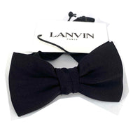Lanvin Pre-tied Classic Silk Bow Tie in Black