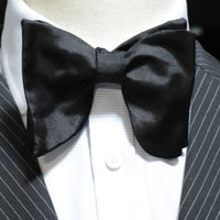 MonsterTie Self Bow Tie - Big Bow Black
