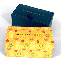 MarzthomsonRectangle Florist Design - Maroon cufflinks (Online Exclusive)