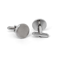 Classic Round Silver Cufflinks (Online Exclusive)