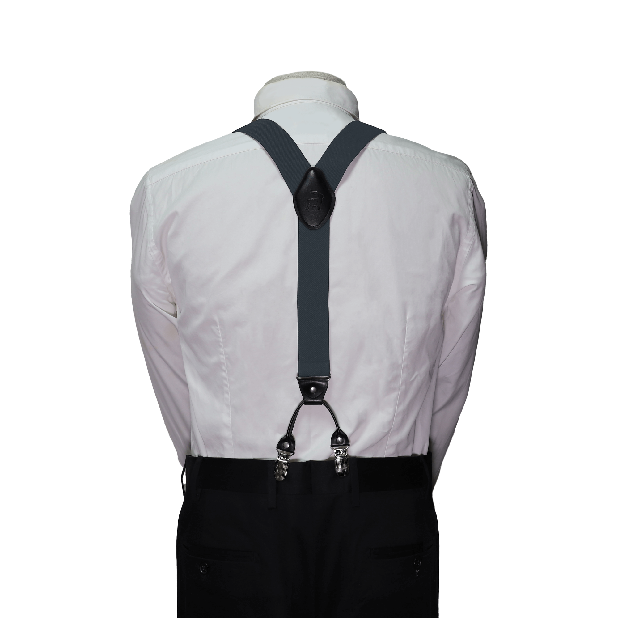 Orobianco Suspender Striped Solid Color Clip
