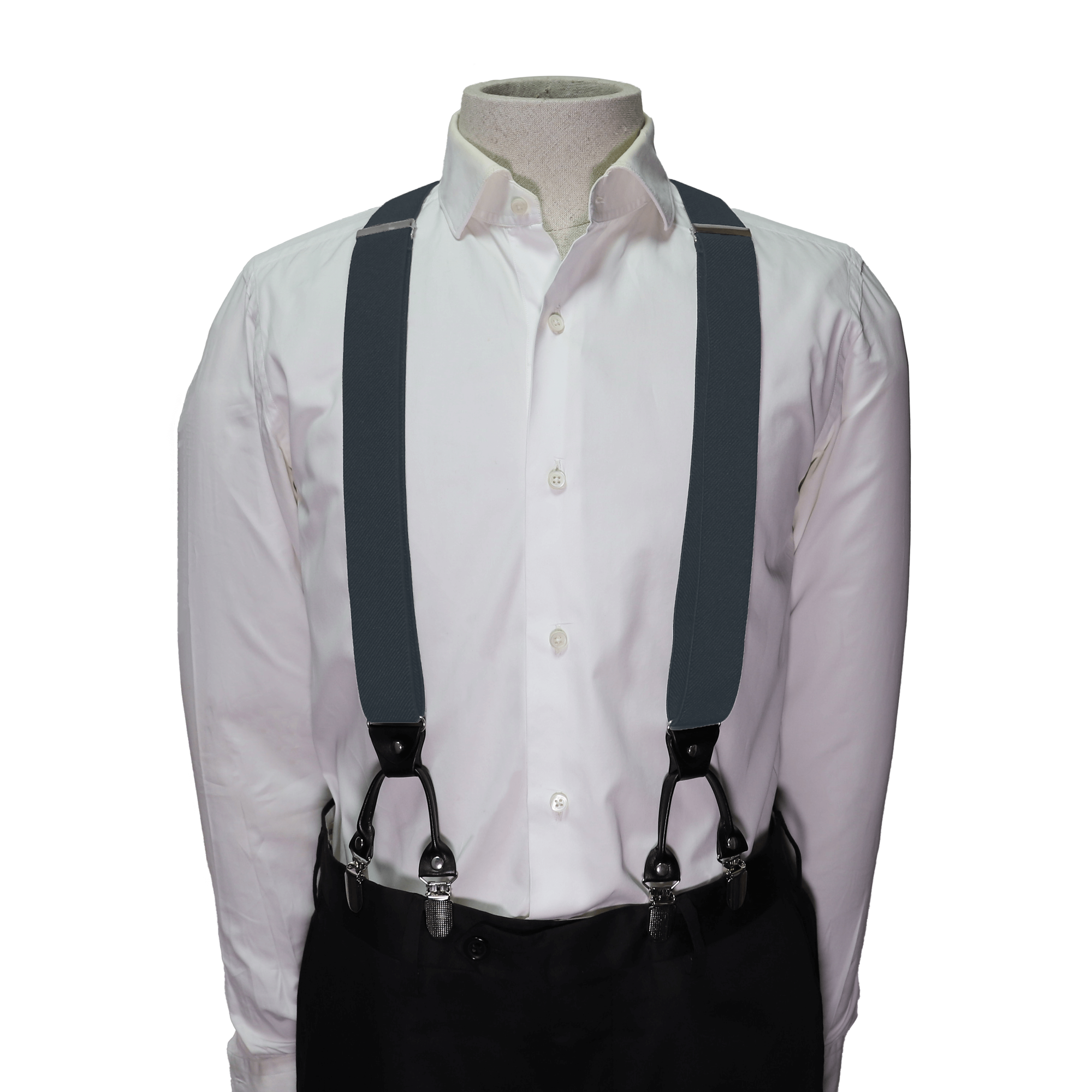 Orobianco Suspender Striped Solid Color Clip