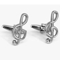 Marzthomson Musical Knot Cufflinks in Silver (Online Exclusive)