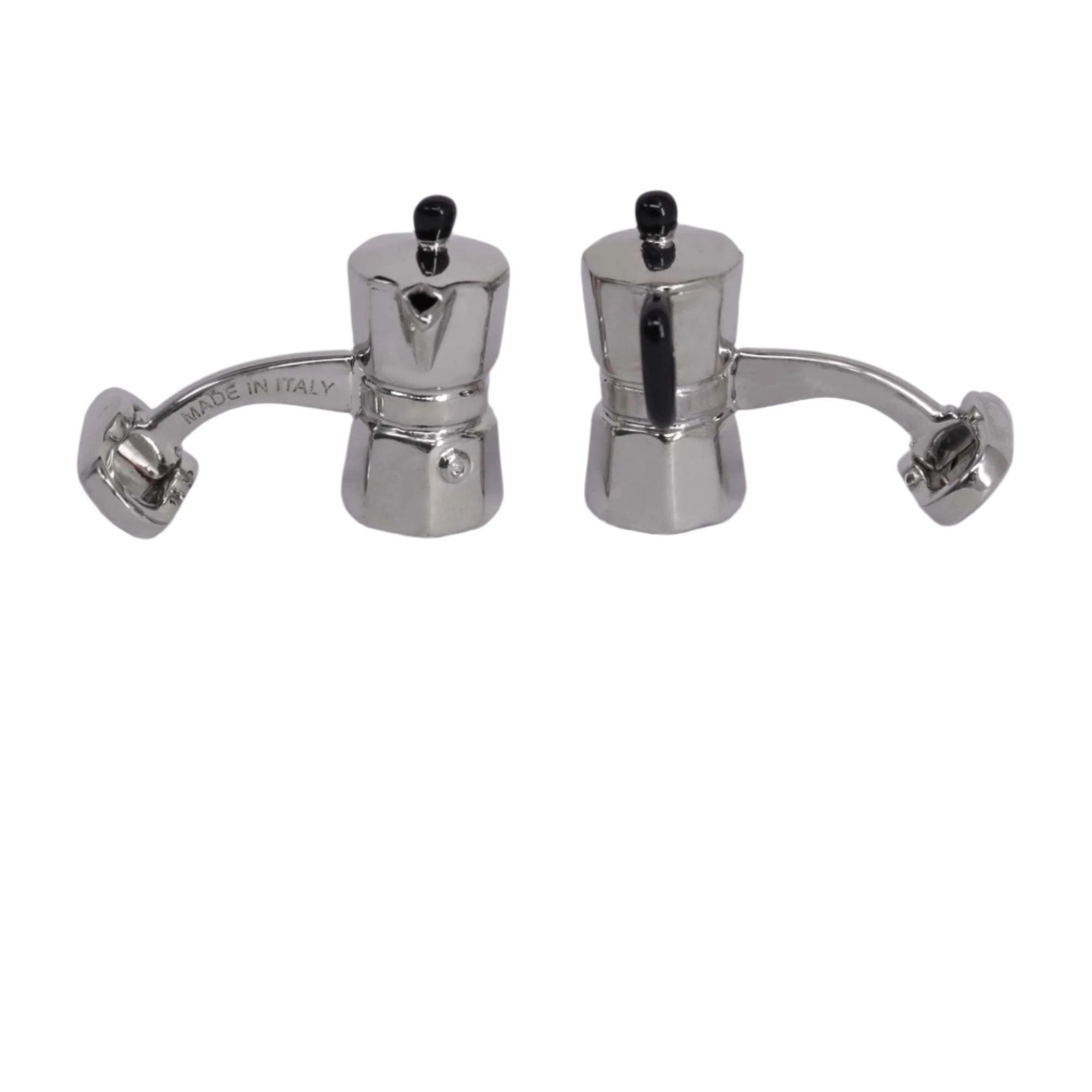 Moca Cufflinks in Silver Rodium Plated