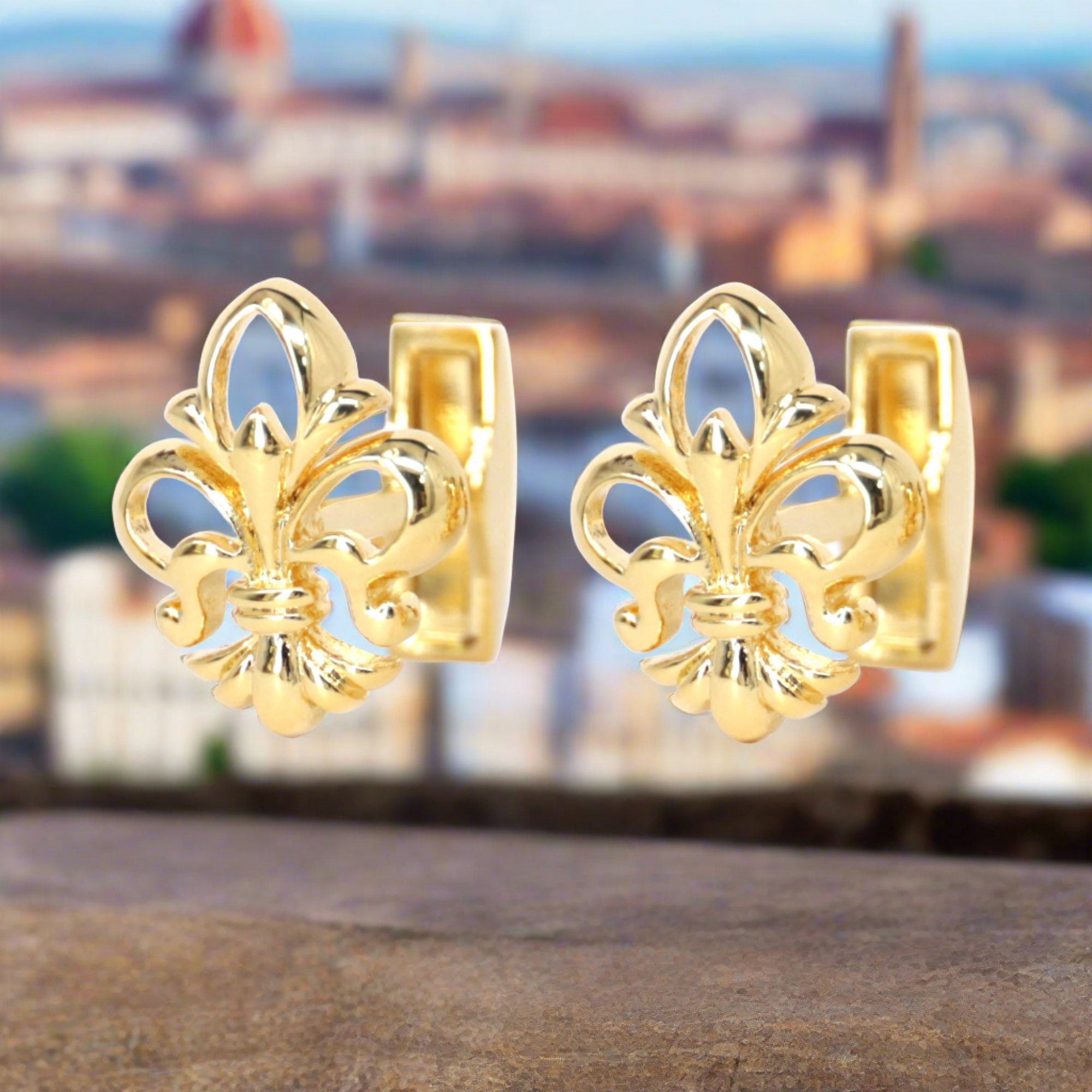 MarZthomson Fleur-de-lis 袖扣 M