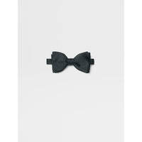 ZEGNA Silk Self Dark Blue Bow Ties