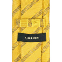 8cm Woven Striped Necktie in Yellow M-Cufflinks.com.sg | Neckties.com.sg