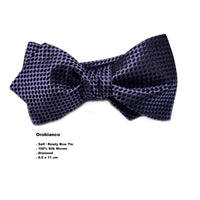 Azthom Woven Diamond Bow Tie