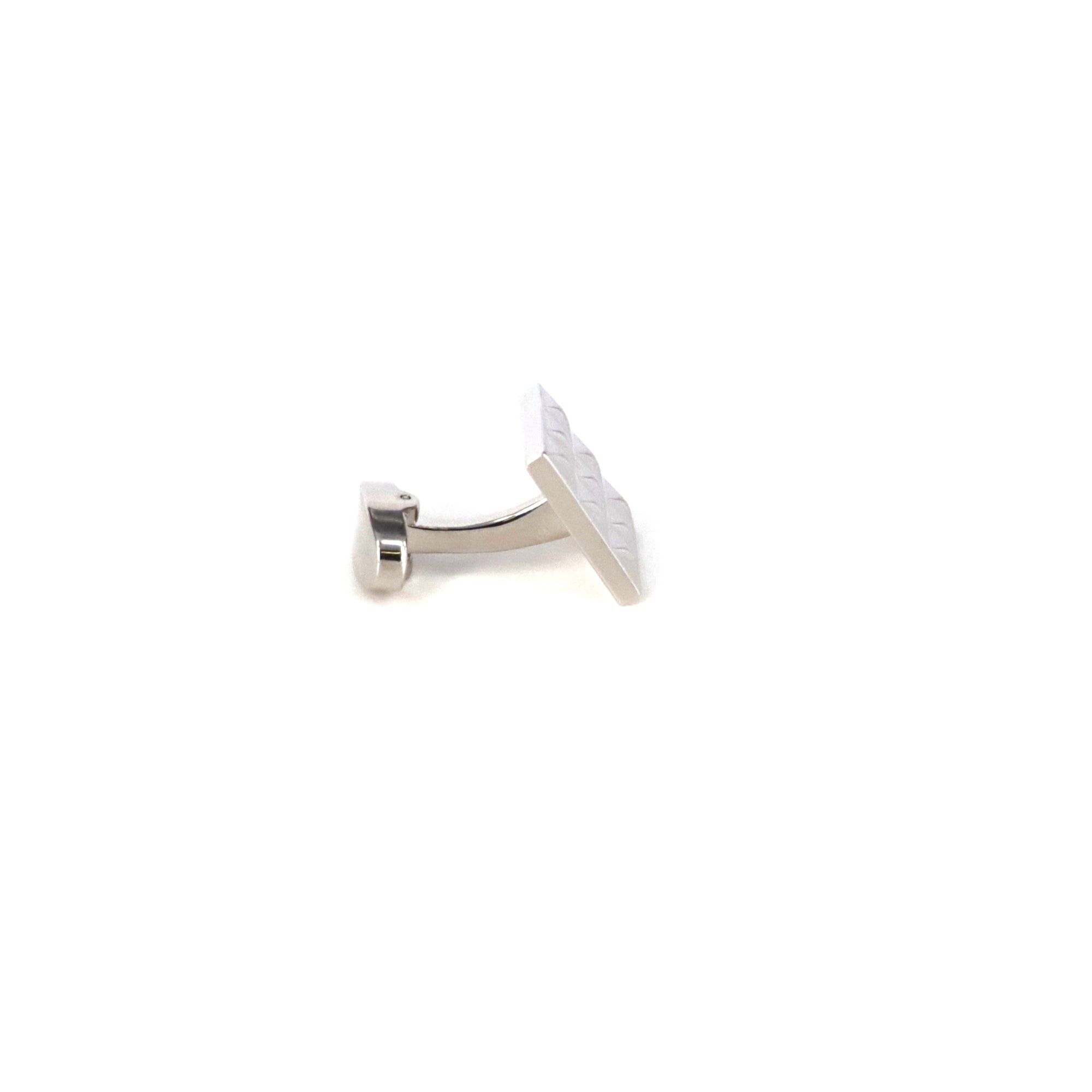 Classic Silver Square Cufflinks in various designs F-Cufflinks.com.sg