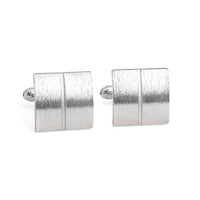 Classic Silver Square Cufflinks in various designs F-Cufflinks.com.sg