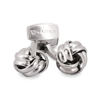 Gordian Knot Rhodium-plated Cufflinks M-Cufflinks.com.sg