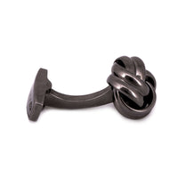 Gordian Knot Ruthenium-plated Cufflinks-Cufflinks.com.sg
