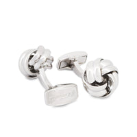 Gordian Knot Rhodium-plated Cufflinks-Cufflinks.com.sg