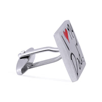 I Love Dad Cufflinks M-Cufflinks.com.sg