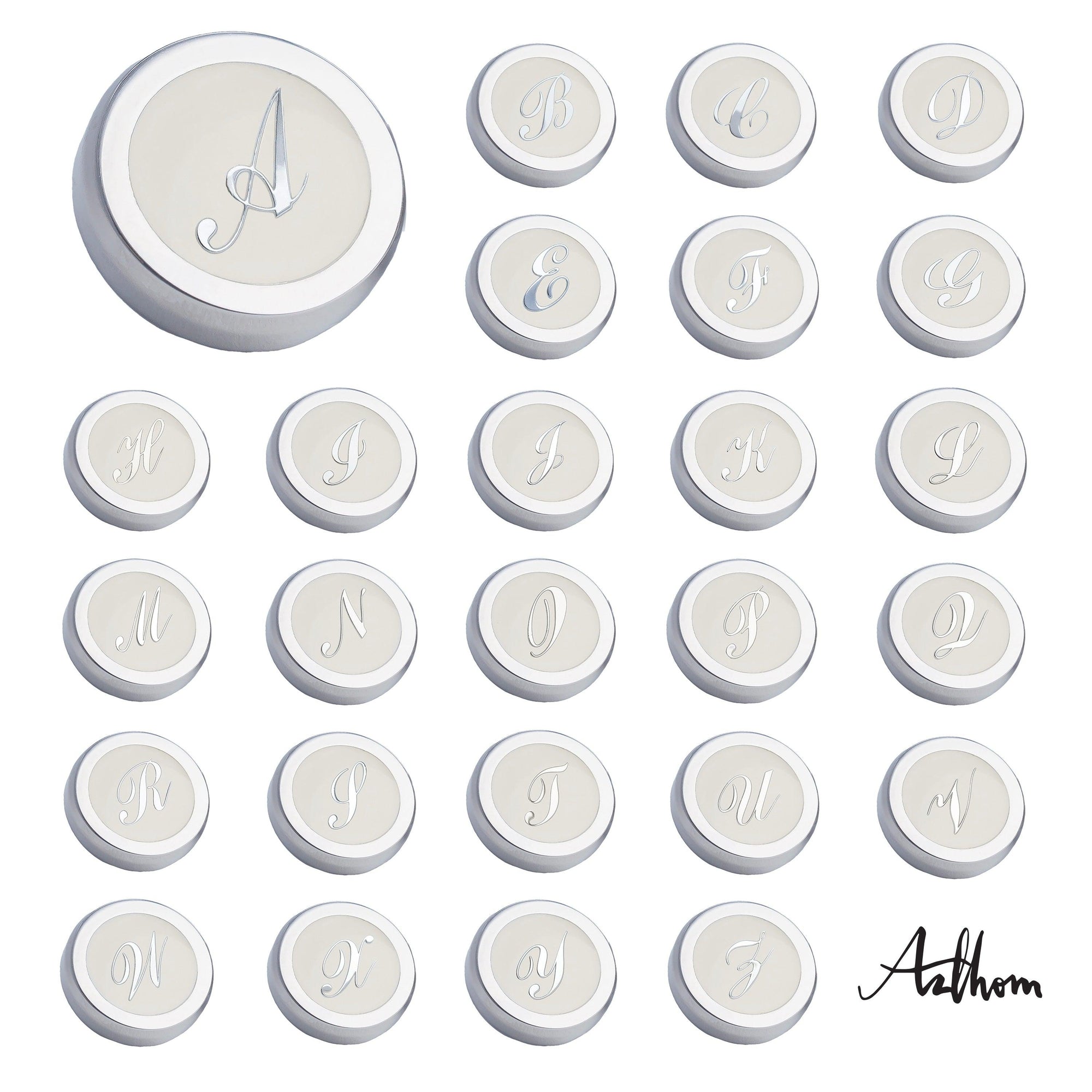 Lapel with Clip-on White Silver Button Covers-Cufflinks.com.sg