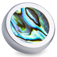 Lapel with Clip-on White Silver Button Covers-Cufflinks.com.sg