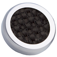 Lapel with Clip-on White Silver Button Covers-Cufflinks.com.sg