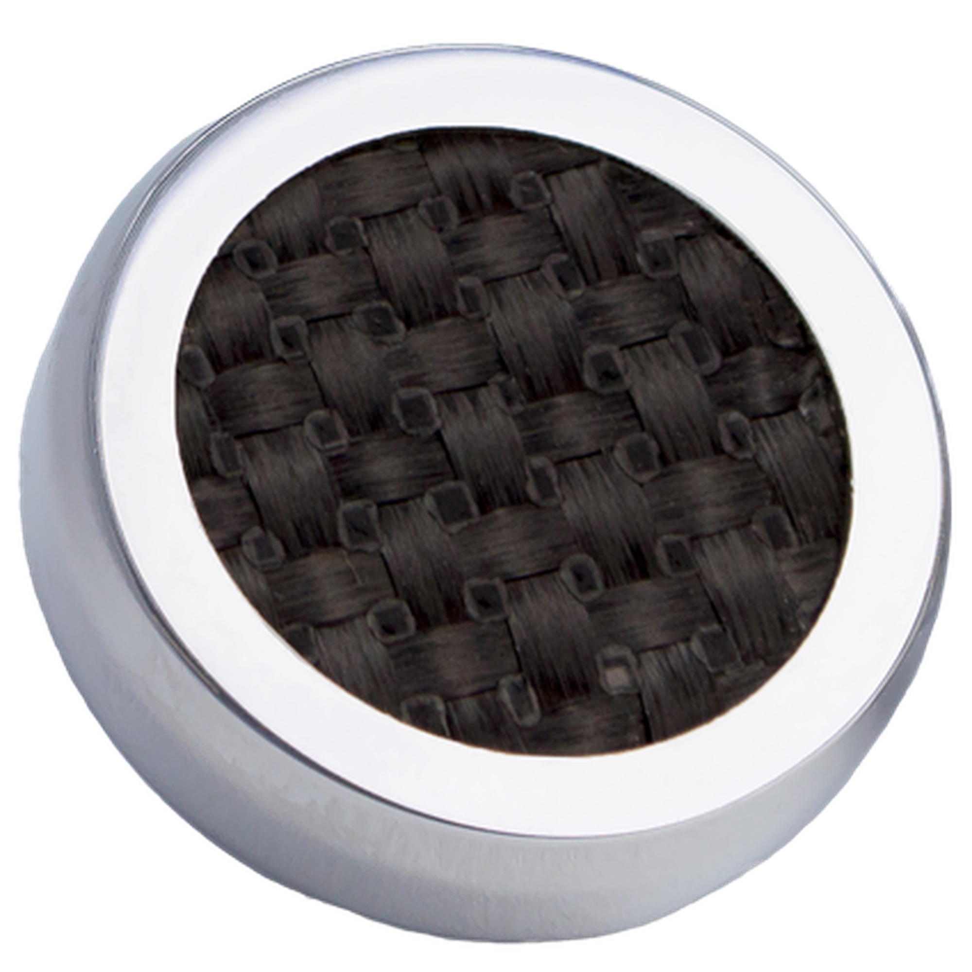 Lapel with Clip-on White Silver Button Covers-Cufflinks.com.sg