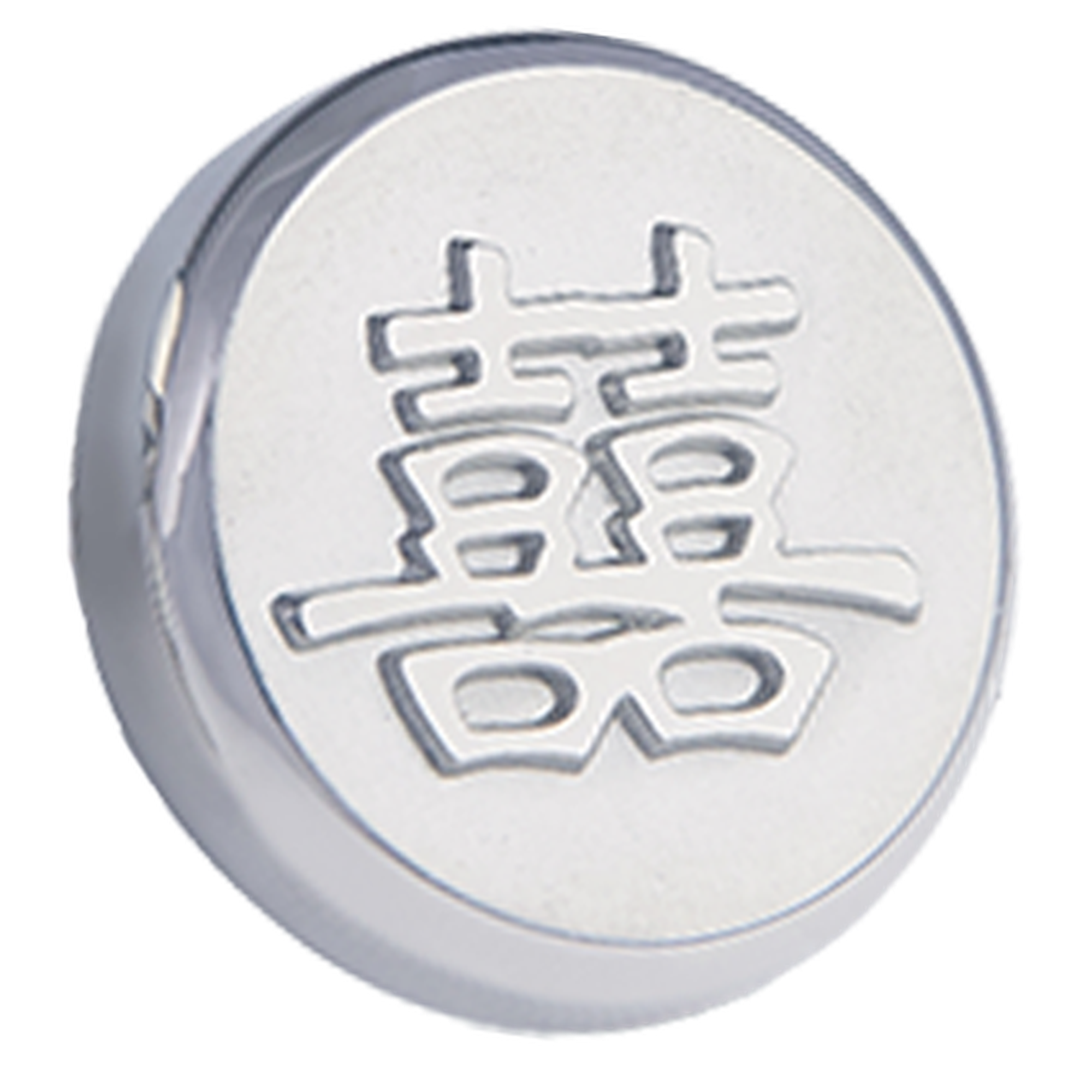 Lapel with Clip-on White Silver Button Covers-Cufflinks.com.sg