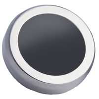 Lapel with Clip-on White Silver Button Covers-Cufflinks.com.sg