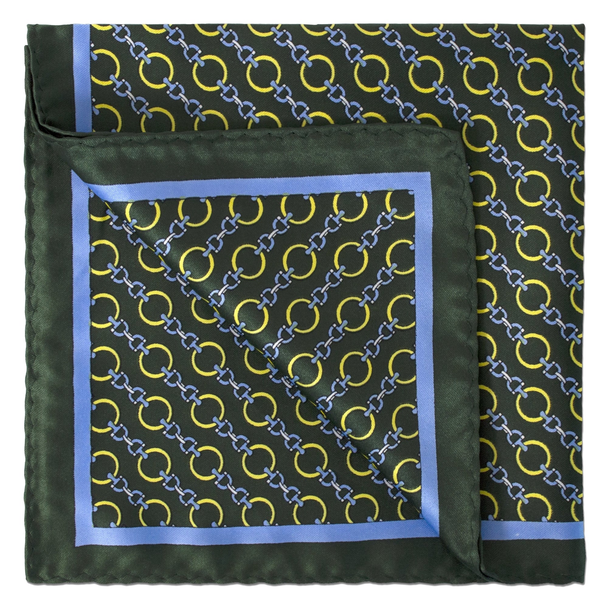 MarZthomson Chain Link Pocket Square-Pocket Squares-MarZthomson-Cufflinks.com.sg