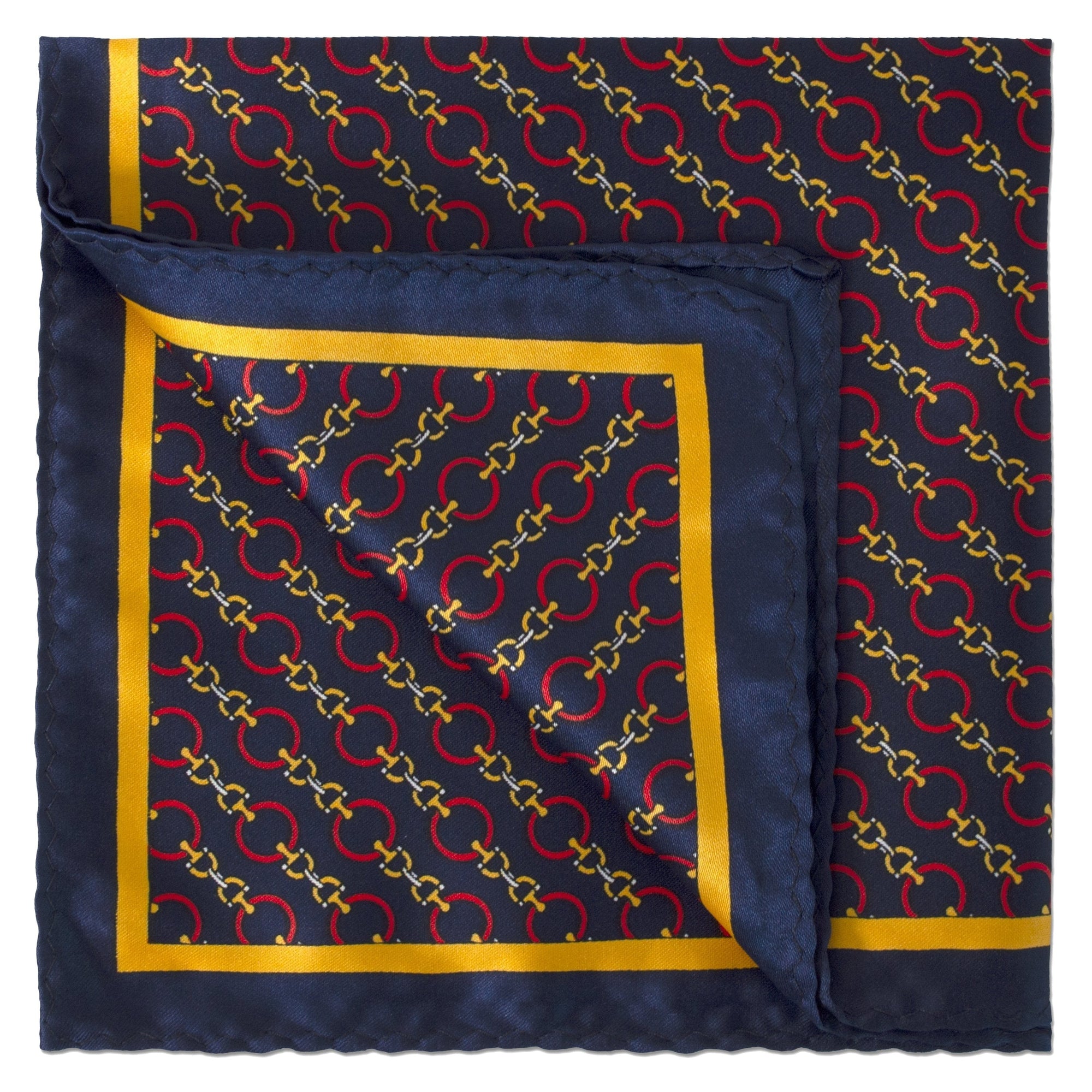 MarZthomson Chain Link Pocket Square-Pocket Squares-MarZthomson-Cufflinks.com.sg