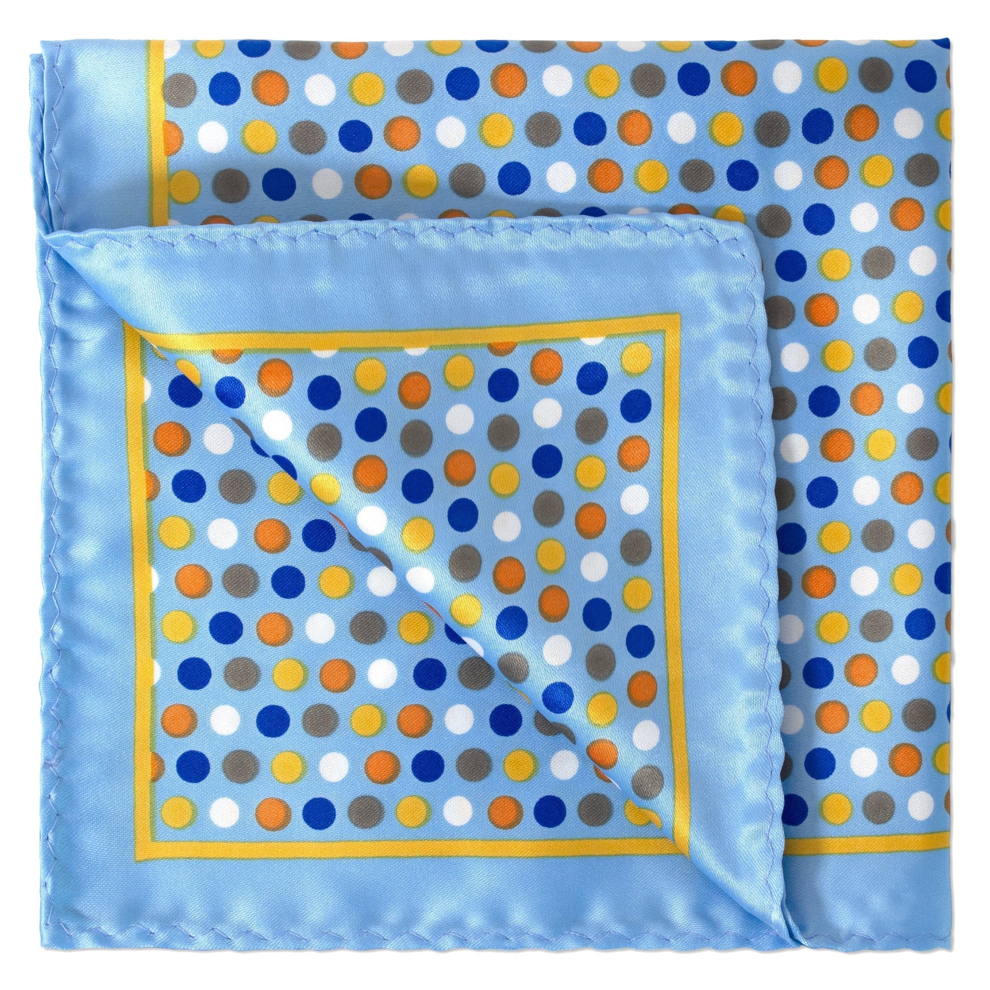 MarZthomson Colourful Bubble Dots Pocket Square-Pocket Squares-MarZthomson-Cufflinks.com.sg