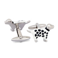 MarZthomson Dalmantian dog, Spotted dog Cufflinks F-Cufflinks.com.sg
