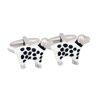 MarZthomson Dalmantian dog, Spotted dog Cufflinks F-Cufflinks.com.sg